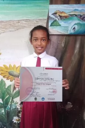 Narendra Nanta Devi-Juara Terbaik Mewarnai Kecamatan Tegalsari Binaan Sanggar Lukis Alam Privat-canv