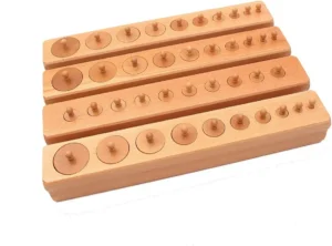Knobbed Cylinders Metode Montessori