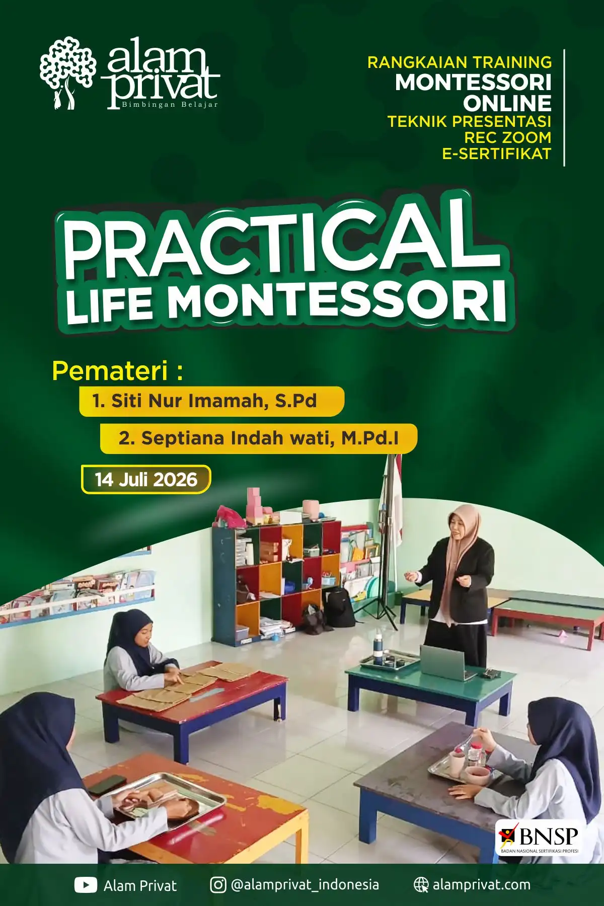 Brosur Montessori Practical Life
